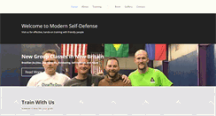 Desktop Screenshot of modernselfdefense.com